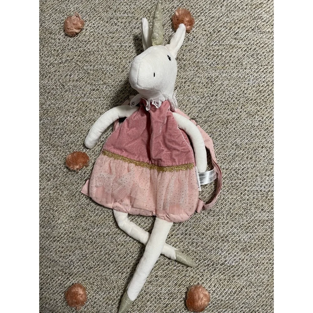 Anthropologie Mable Ballerina Backpack Pink Unicorn NWT